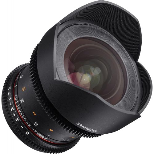  Samyang SYDS14M-N VDSLR II 14mm T3.1 Wide-Angle Cine Lens for Nikon (FX) Cameras