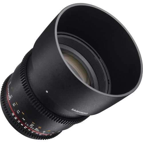  Samyang SYDS85M-N VDSLR II 85mm T1.5 Cine Lens for Nikon (FX) Cameras