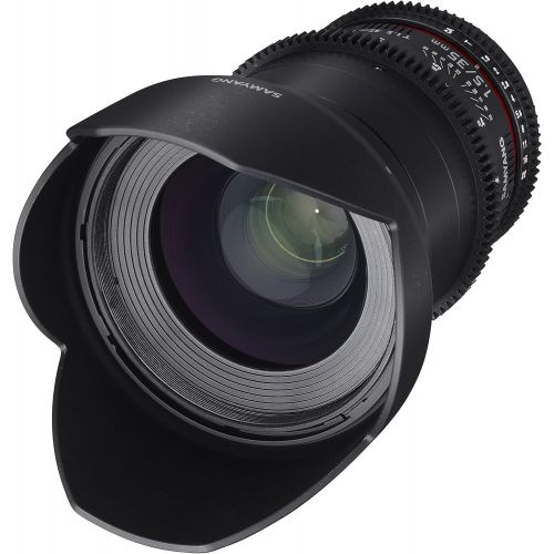  Samyang SYDS35M-N VDSLR II 35mm T1.5 Wide-Angle Cine Lens for Nikon (FX) Cameras