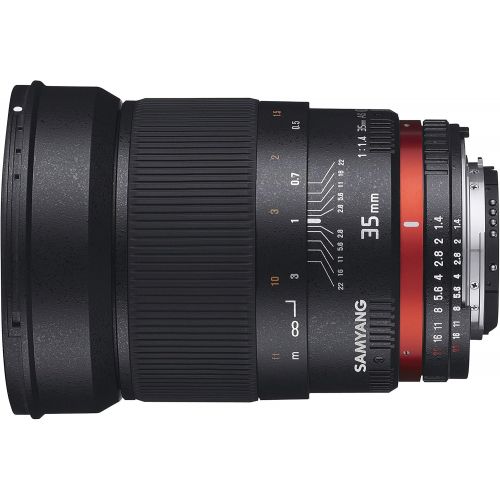  Samyang SY35MAE-N 35mm F1.4 Lens for Nikon AE