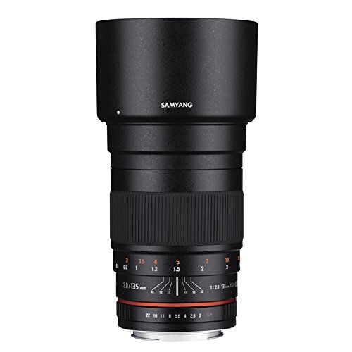 Samyang 135mm f/2.0 ED UMC Telephoto Lens for Nikon Digital SLR Cameras