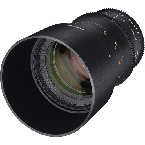  Samyang SYDS135M-MFT VDSLR II 135 mm f/2.2-22 Telephoto-Prime Lens for Olympus and Panasonic Micro Four Thirds Interchangeable Lens Cameras