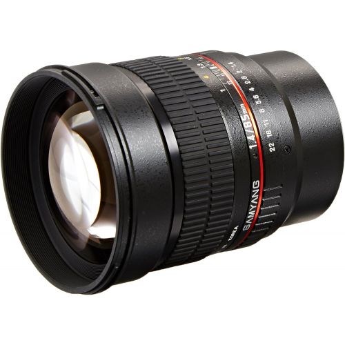  Samyang SY85M-MFT 85mm F1.4 Ultra Wide Micro Four-Thirds Mount Fixed Lens for Olympus/Panasonic Micro 4/3 Cameras