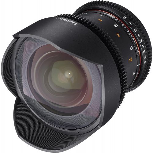  Samyang SYDS14M-MFT VDSLR II 14mm T3.1 Wide-Angle Cine Lens for Olympus/Panasonic Micro 4/3 Cameras
