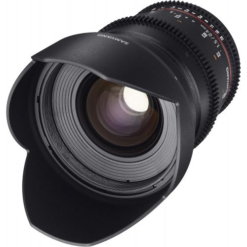  Samyang SYDS24M-MFT VDSLR II 24mm T1.5 Wide-Angle Cine Lens for Olympus/Panasonic Micro 4/3 Cameras