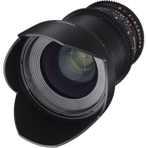  Samyang SYDS35M-MFT VDSLR II 35mm T1.5 Wide-Angle Cine Lens for Olympus/Panasonic Micro 4/3 Cameras