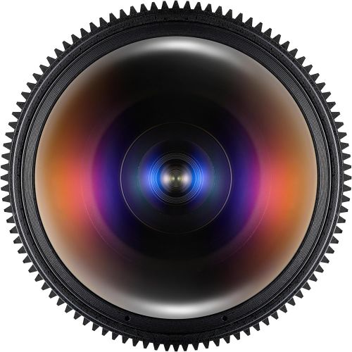  Samyang VDSLR II 12mm T3.1 Ultra Wide Cine Fisheye Lens for Nikon DSLR Cameras - Full Frame Compatible