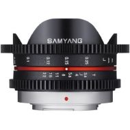 Samyang Cine SYCV75MFT 7.5mm T3.8 Cine Fisheye Lens for OlympusPanasonic Micro 43 Cameras