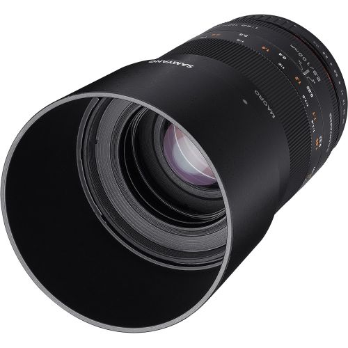  Samyang 100mm F2.8 ED UMC Full Frame Telephoto Macro Lens for Sony E-Mount Interchangeable Lens Cameras
