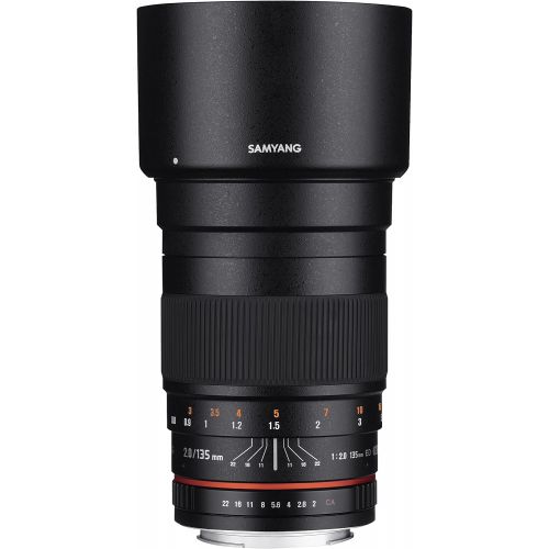  Samyang 135mm f2.0 ED UMC Telephoto Lens for Nikon Digital SLR Cameras