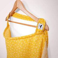 [아마존베스트]San Francisco Baby Cotton Muslin Nursing Cover  Large Breastfeeding Cover with Built-in Burp Cloth & Pocket  Soft,...