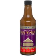 San-J Thai Peanut Sauce, 10-Ounce Bottles (Pack of 6)