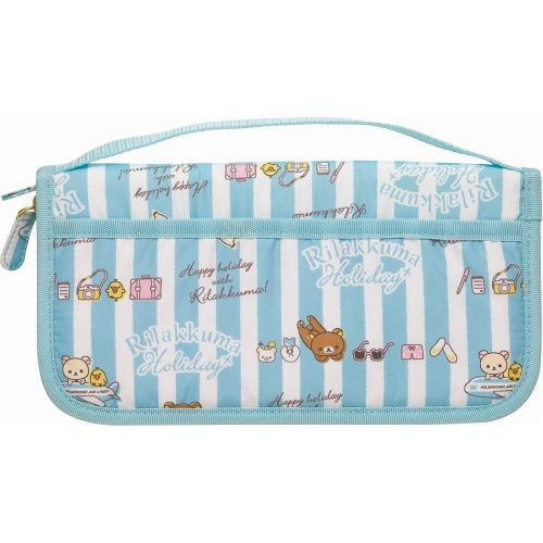  San-X Rilakkuma Passport Case / Travel Case CT83901 (Blue)