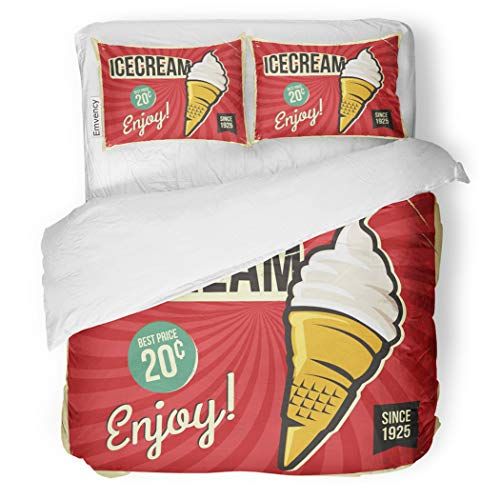  SanChic Duvet Cover Set Colorful Sport and Tee Graphics Cool Boy Kids Decorative Bedding Set with 2 Pillow Cases King Size