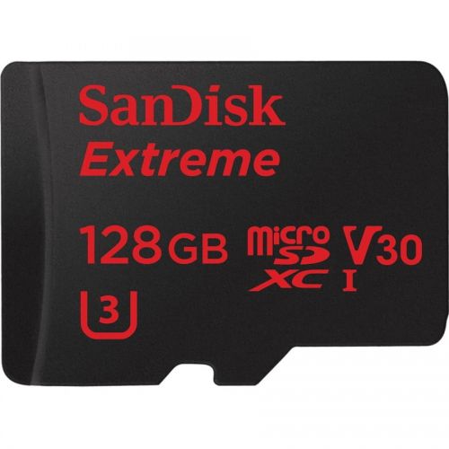 샌디스크 SanDisk 128GB Extreme microSDXC UHS-I Card with Adapter - SDSQXVF-128G-AN6MA