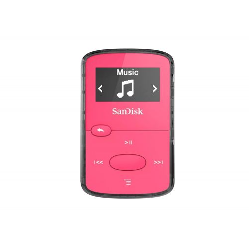 샌디스크 SanDisk 8GB Clip Jam MP3 Player, Pink - microSD card slot and FM Radio - SDMX26-008G-G46P