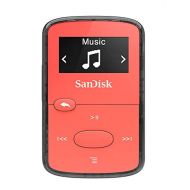 SanDisk 8GB Clip Jam MP3 Player, Red - microSD card slot and FM Radio - SDMX26-008G-G46R