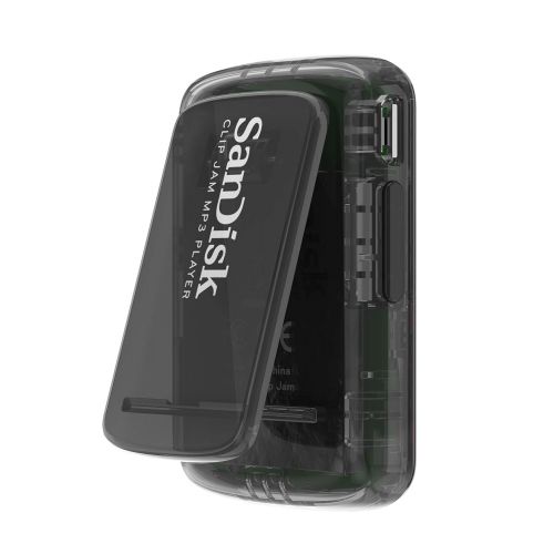 샌디스크 SanDisk 8GB Clip Jam MP3 Player, Red - microSD card slot and FM Radio - SDMX26-008G-G46R