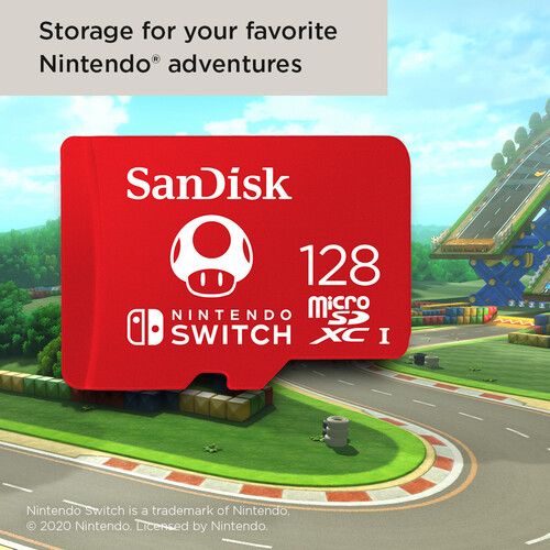 샌디스크 SanDisk 128GB UHS-I microSDXC Memory Card for the Nintendo Switch