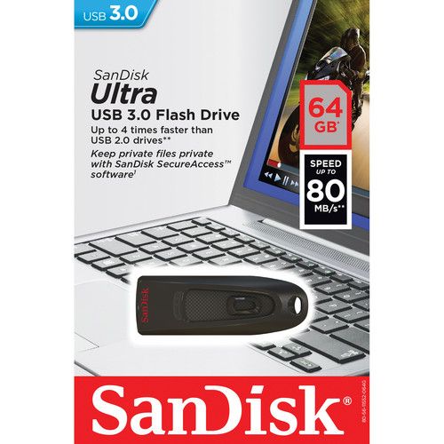 샌디스크 SanDisk 64GB Ultra USB 3.0 Flash Drive