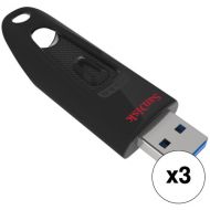 SanDisk 32GB Ultra USB 3.0 Flash Drive (3-Pack)