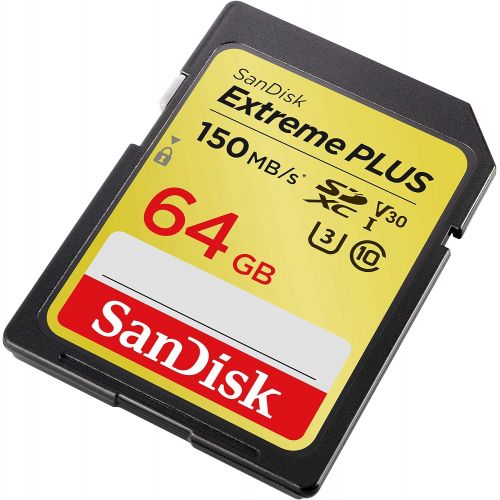 샌디스크 SanDisk Extreme Plus 128GB SDXC Memory Card up to 150MB/s, Class 10, U3, V30