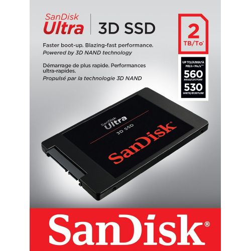 샌디스크 [아마존 핫딜]  [아마존핫딜]SanDisk Ultra 3D NAND 2TB Internal SSD - SATA III 6 Gb/s, 2.5/7mm, Up to 560 MB/s - SDSSDH3-2T00-G25