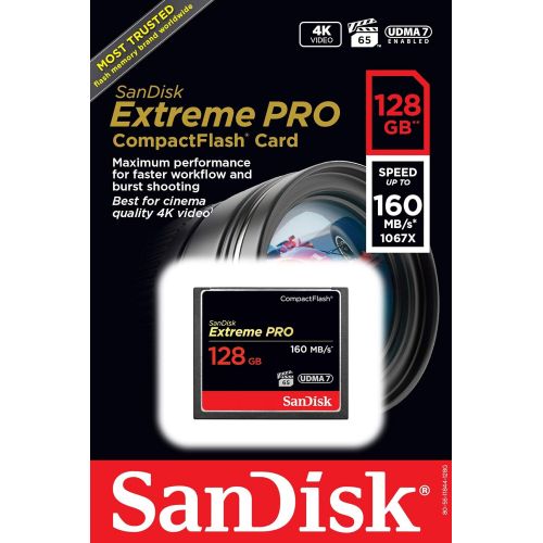 샌디스크 [아마존 핫딜] [아마존핫딜]SanDisk Extreme PRO 128GB CompactFlash Memory Card UDMA 7 Speed Up To 160MB/s- SDCFXPS-128G-X46