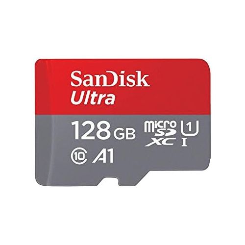 샌디스크 [아마존핫딜][아마존 핫딜] SanDisk 128GB Ultra microSDXC UHS-I Memory Card with Adapter - C10, U1, Full HD, A1, Micro SD Card - SDSQUAR-128G-GN6MA