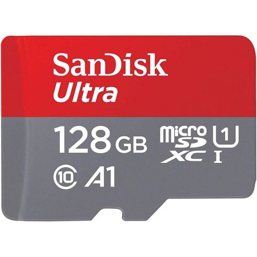 샌디스크 [아마존핫딜][아마존 핫딜] SanDisk 128GB Ultra microSDXC UHS-I Memory Card with Adapter - C10, U1, Full HD, A1, Micro SD Card - SDSQUAR-128G-GN6MA
