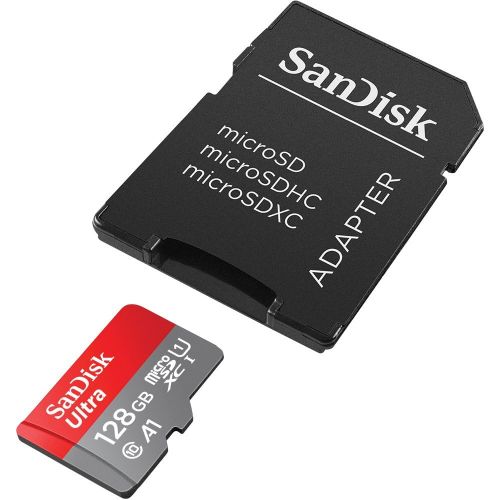 샌디스크 [아마존핫딜][아마존 핫딜] SanDisk 128GB Ultra microSDXC UHS-I Memory Card with Adapter - C10, U1, Full HD, A1, Micro SD Card - SDSQUAR-128G-GN6MA