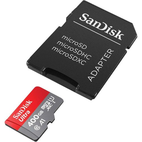 샌디스크 [아마존 핫딜]  [아마존핫딜]SanDisk Ultra 400GB microSDXC Speicherkarte + Adapter bis zu 100 MB/Sek, Class 10, U1, A1