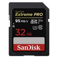[아마존핫딜]SanDisk Extreme PRO 32GB SDHC Memory Card up to 95MB/s, Class 10, U3, V30