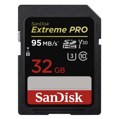 샌디스크 [아마존 핫딜]  [아마존핫딜]SanDisk Extreme PRO 32GB SDHC Memory Card up to 95MB/s, Class 10, U3, V30