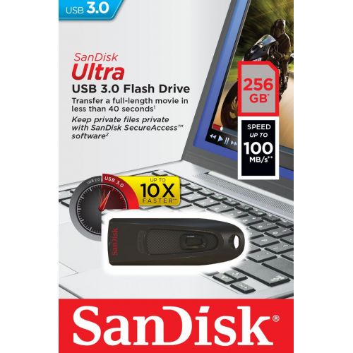 샌디스크 [아마존 핫딜]  [아마존핫딜]SanDisk Ultra 256GB USB-Flash-Laufwerk USB 3.0 bis zu 100MB/Sek