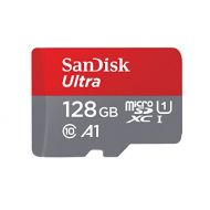 [아마존핫딜]SanDisk Ultra 128GB microSDXC Speicherkarte + Adapter bis zu 100 MB/Sek., Class 10, U1, A1, FFP