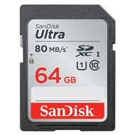 [아마존 핫딜]  [아마존핫딜]SanDisk Ultra 64GB SDXC bis zu 80MB/Sek, Class 10 Speicherkarte FFP