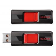 SanDisk Cruzer CZ36 16GB USB 2.0 Flash Drive, 2 Pack (2x16GB), Frustration-Free Packaging- SDCZ36-016G-AFFP2