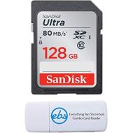 SanDisk 128GB SDXC SD Ultra Memory Card Works with FujiFilm FinePix XP120, XP130, XP140 Underwater Digital Camera (SDSDUNR-128G-GN6IN) Bundle with (1) Everything But Stromboli Card
