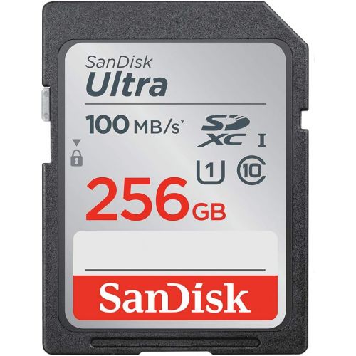 샌디스크 SanDisk 256GB Ultra SDXC UHS-I Memory Card - 100MB/s, C10, U1, Full HD, SD Card - SDSDUNR-256G-GN6IN