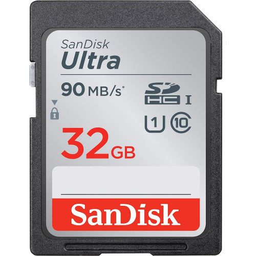 샌디스크 SanDisk 32GB Ultra SDHC UHS-I Memory Card - 90MB/s, C10, U1, Full HD, SD Card - SDSDUNR-032G-GN6IN