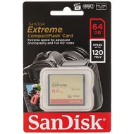 SanDisk 64GB Extreme CompactFlash Memory Card UDMA 7 Speed Up To 120MB/s - SDCFXSB-064G-G46