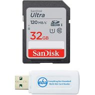 SanDisk 32GB SD Ultra Memory Card for Waterproof Camera Works with Panasonic Lumix DMC-TS4, DMC-TS5, DC-TS7, DMC-TS25, DMC-TS30 (SDSDUN4-032G-GN6IN) Plus (1) Everything But Strombo