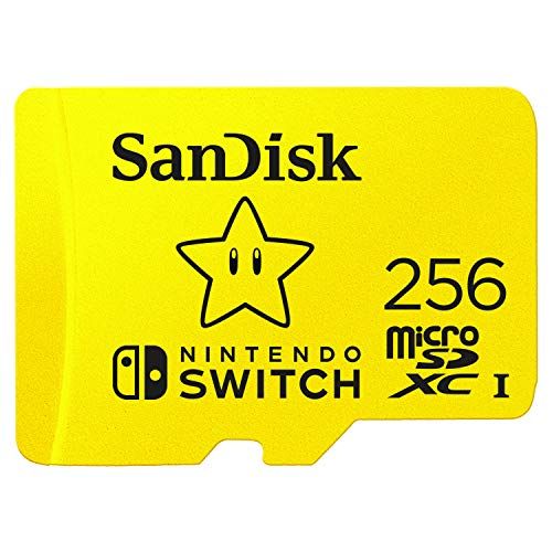 샌디스크 SanDisk 256GB microSDXC-Card, Licensed for Nintendo-Switch - SDSQXAO-256G-GNCZN