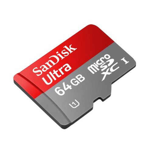 샌디스크 Professional Ultra 64GB MicroSDXC GoPro Hero 3+ SanDisk card is custom formatted for high speed lossless recording! Includes Standard SD Adapter. (UHS-1 Class 10 Certified 80MB/sec