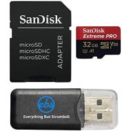 SanDisk 32GB Micro SDHC Memory Card Extreme Pro Works with GoPro Hero 8 Black, Max 360 Action Cam U3 V30 4K A1 Class 10 (SDSQXCG-032G-GN6MA) Bundle with 1 Everything But Stromboli