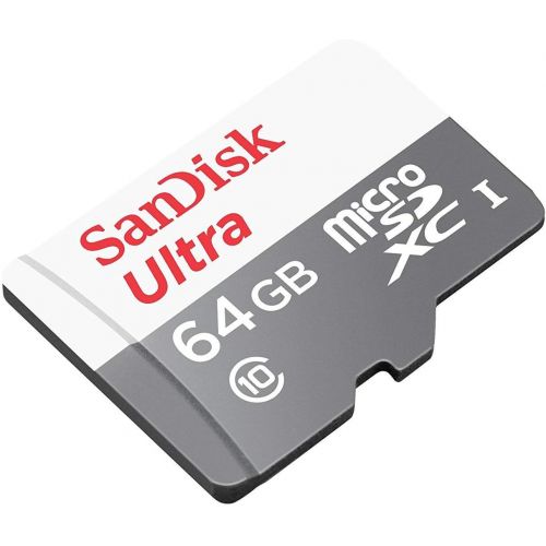 샌디스크 Sandisk Micro SDXC Ultra MicroSD TF Flash Memory Card 64GB 64G Class 10 works with GoPro Hero 5 / Hero5 Session Go Pro w/ Everything But Stromboli Memory Card Reader