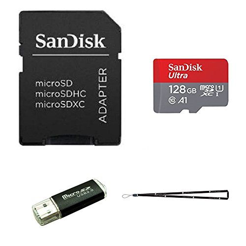 샌디스크 Sandisk Micro SDXC Ultra MicroSD TF Flash Memory Card 128GB 128G Class 10 for Go Pro Hero 4 Hero Session Gopro 4 & SD/TF USB Reader