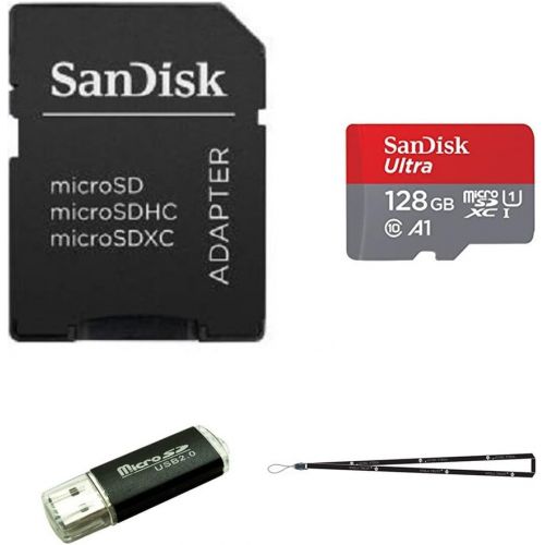 샌디스크 Sandisk Micro SDXC Ultra MicroSD TF Flash Memory Card 128GB 128G Class 10 for Go Pro Hero 4 Hero Session Gopro 4 & SD/TF USB Reader