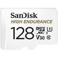 SanDisk 128GB High Endurance Video MicroSDXC Card with Adapter for Dash Cam and Home Monitoring Systems and SanDisk MobileMate USB 3.0 MicroSD Card Reader